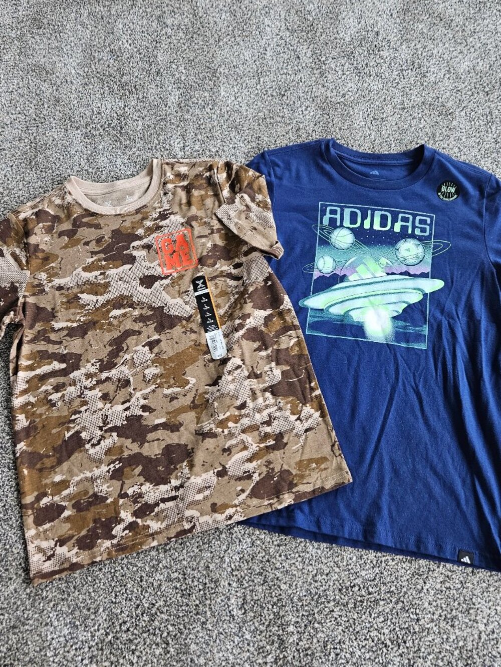 Two Boy's Size Large ( 14/16) T-shirts, adidas and Xersion NWT